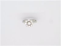 Anello Lorenza Gioielli Donna Centrale Con Contorno in Oro Diamante 0.82 Ct 803248-14 - 803248-14